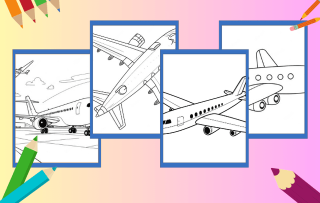 Aerei da colorare