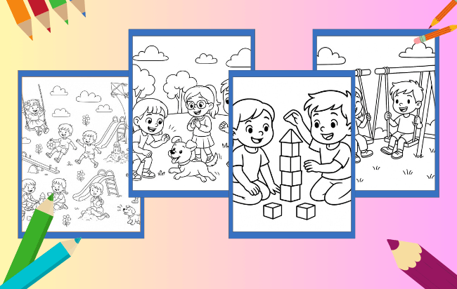 Disegni di bambini da colorare