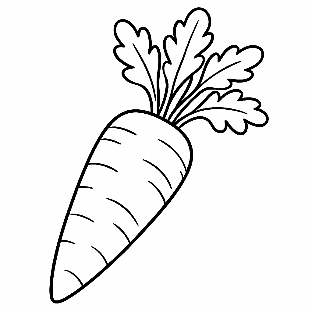 Carota da colorare