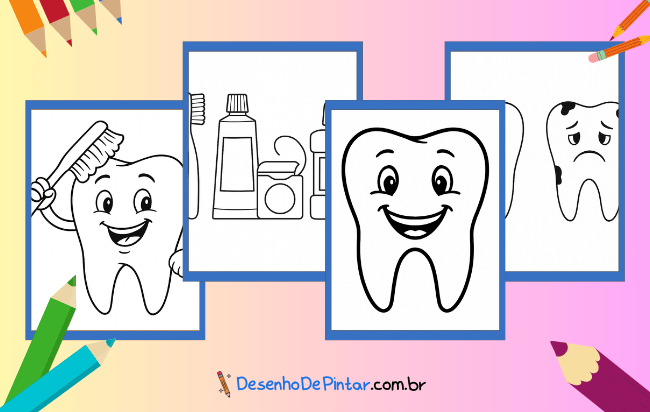 Denti da colorare