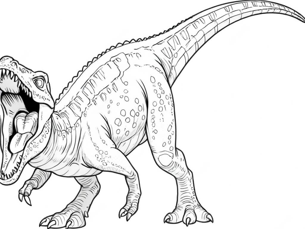 Baryonyx da colorare