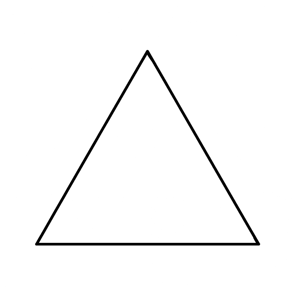 Triangolo da colorare