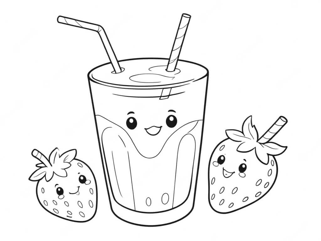 Succo di fragola da colorare