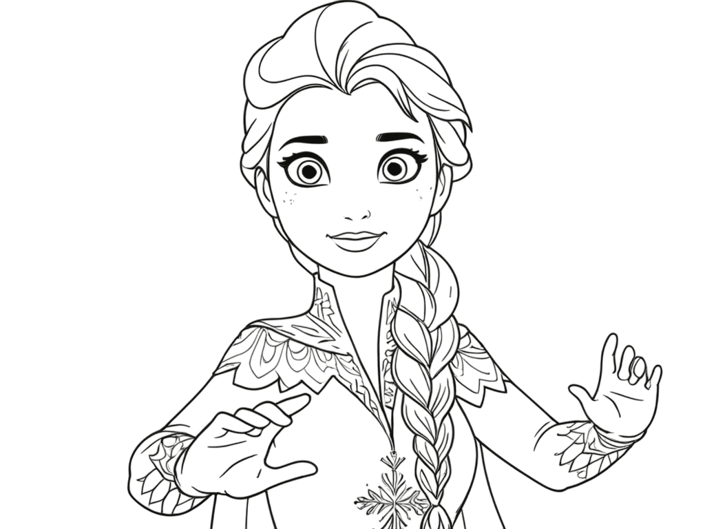 Frozen da colorare