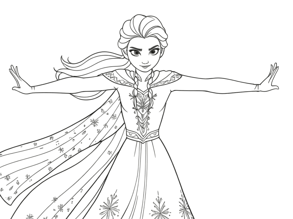 Logo Frozen da colorare