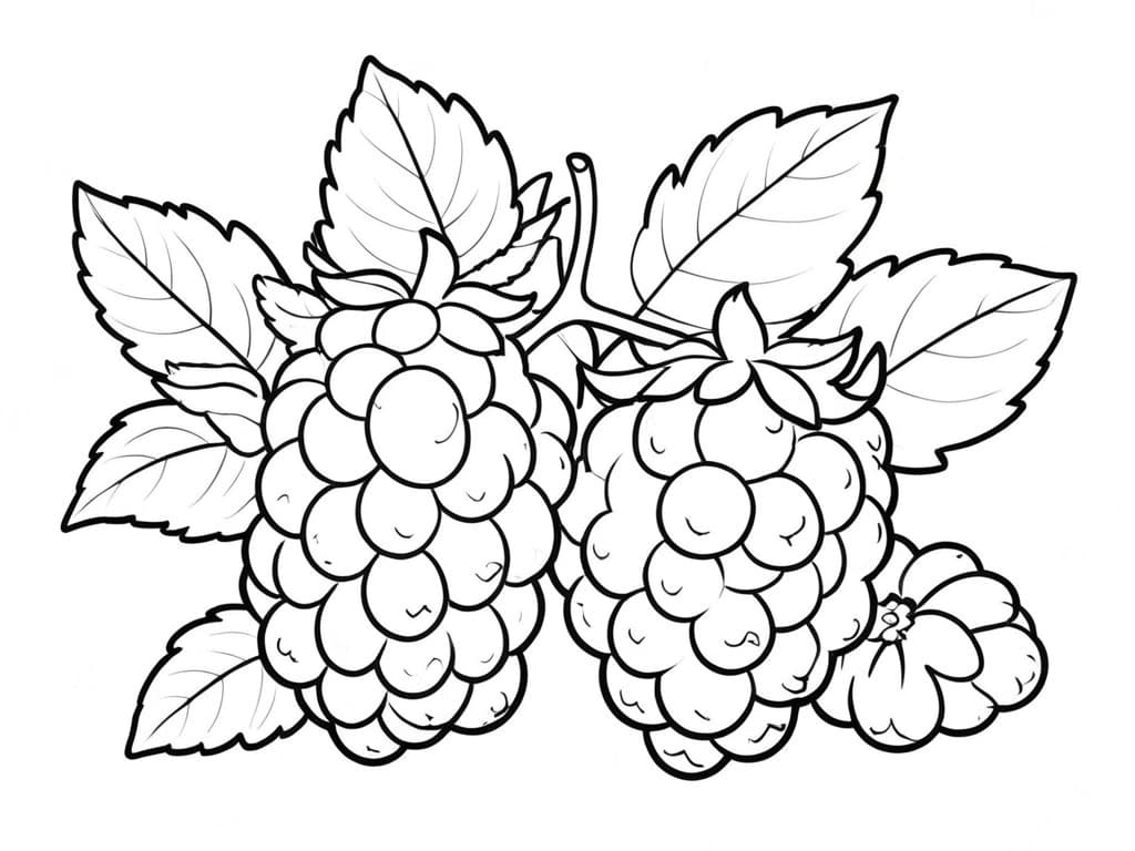 Lampone da colorare