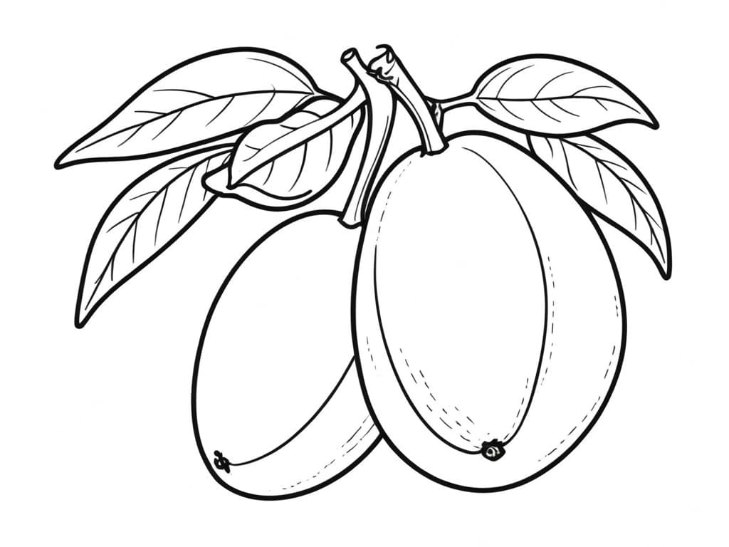 Mango da colorare