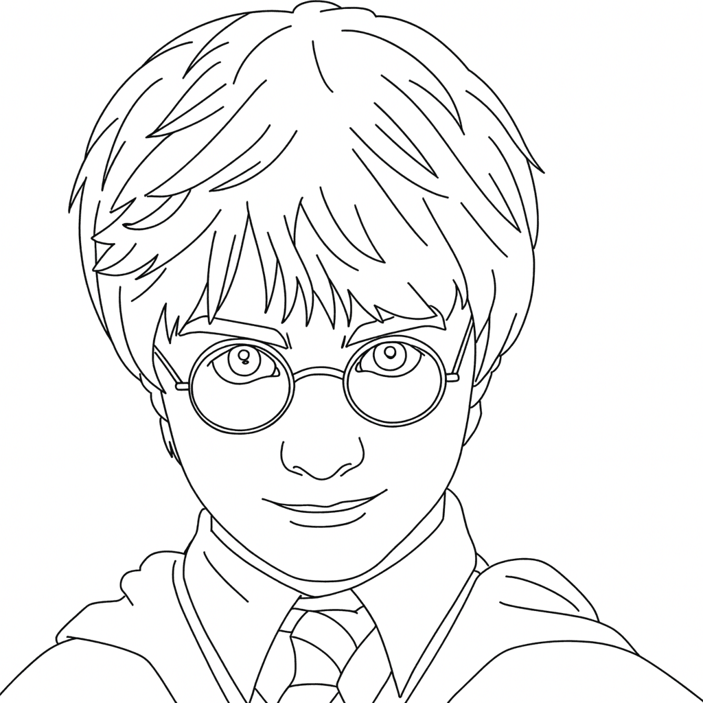 Harry Potter da colorare