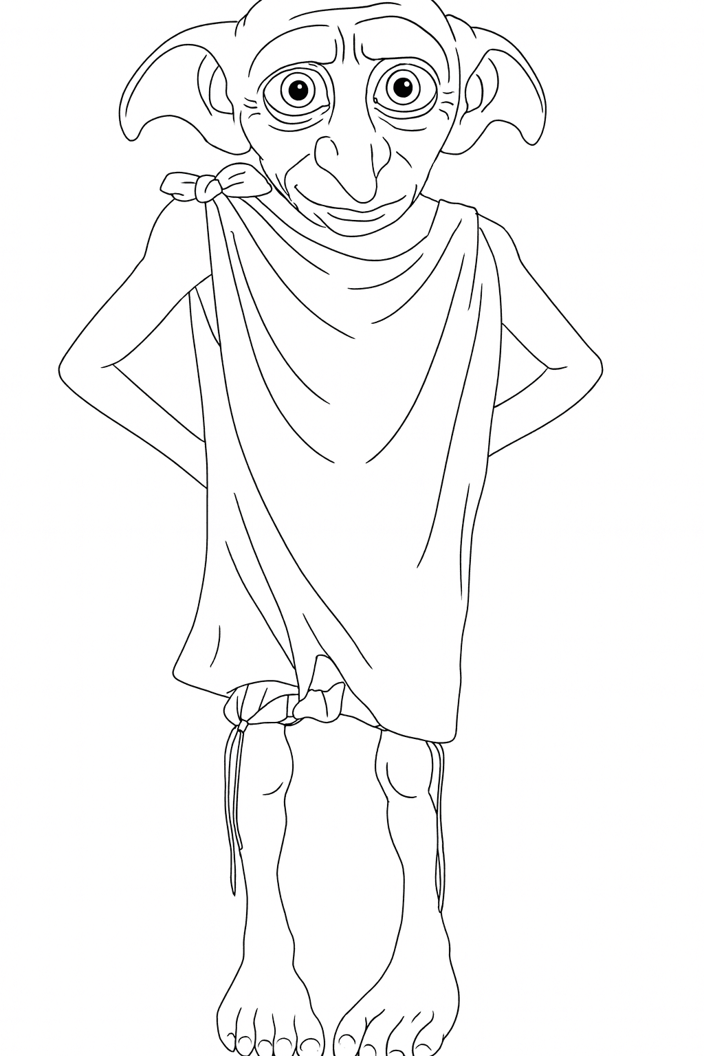 Dobby da colorare