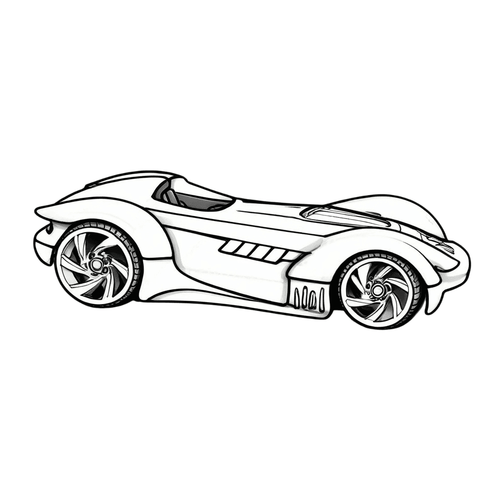 Hot Wheels Roadster Bite da colorare