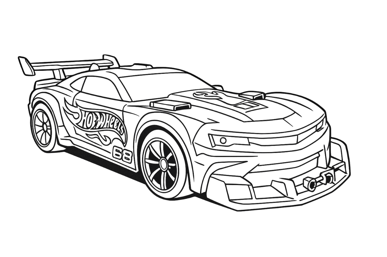 Hot Wheels Track Ripper da colorare