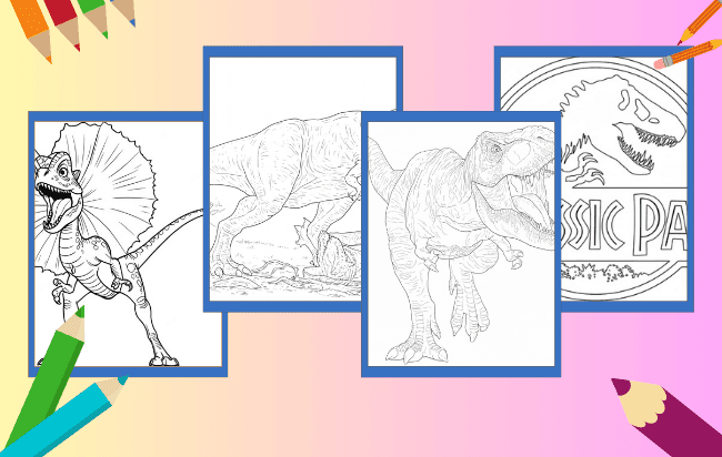 Jurassic Park Da Colorare
