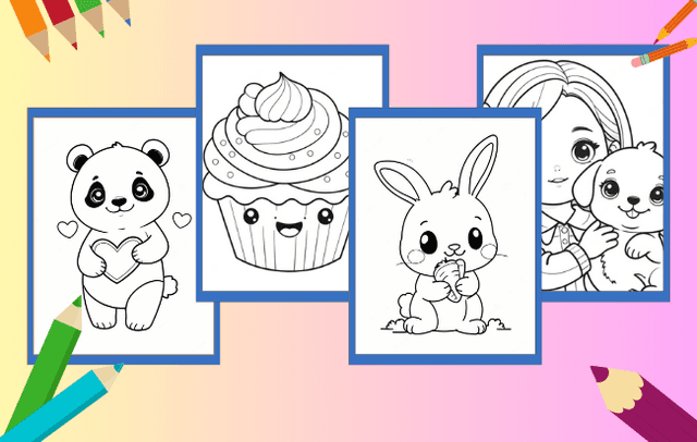 Disegni kawaii da colorare