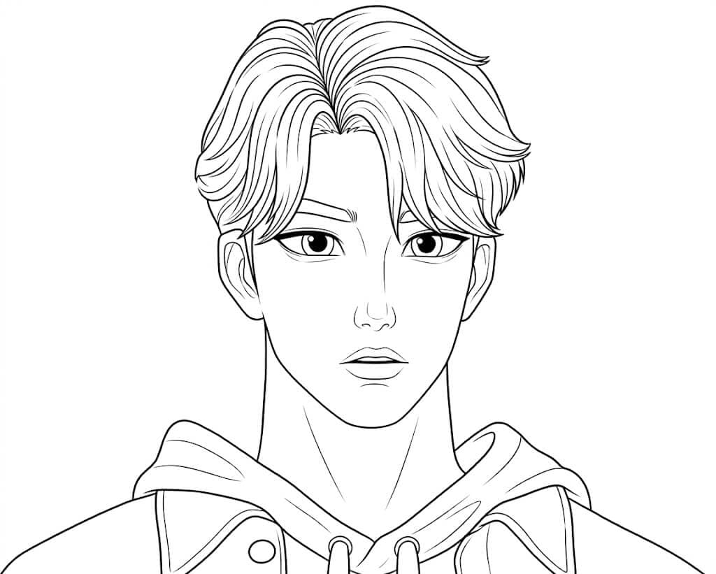 Jinu KPop Demon Hunters da colorare