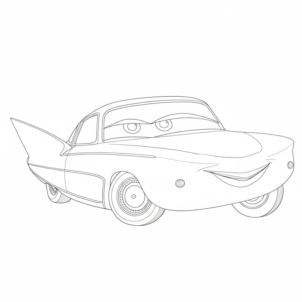 Flo proprietaria del cafe da colorare