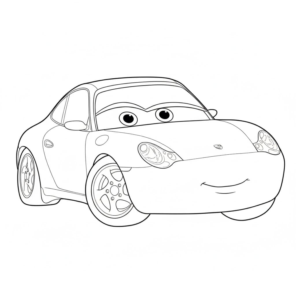Sally Carrera da colorare