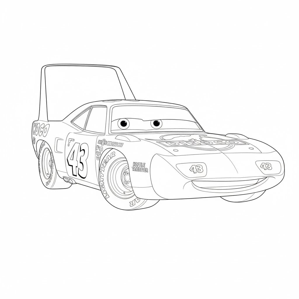 Strip Weathers The King da colorare