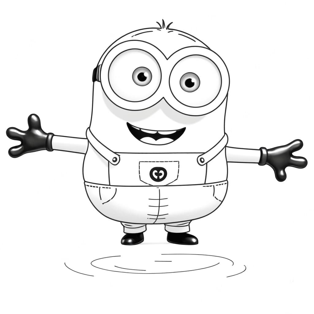 Minion classico da colorare