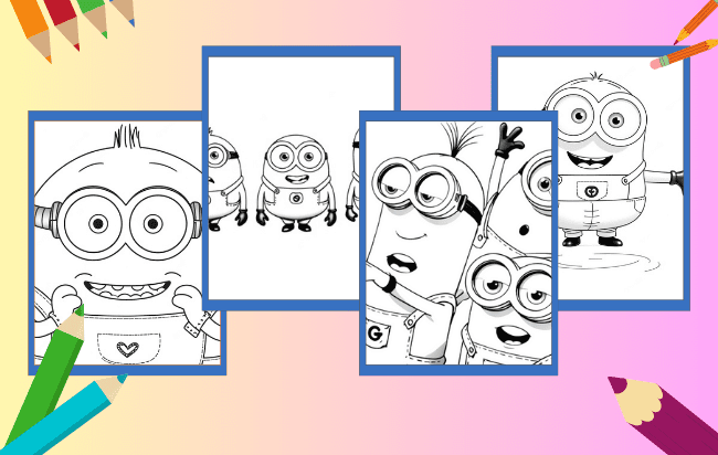 Minions da colorare