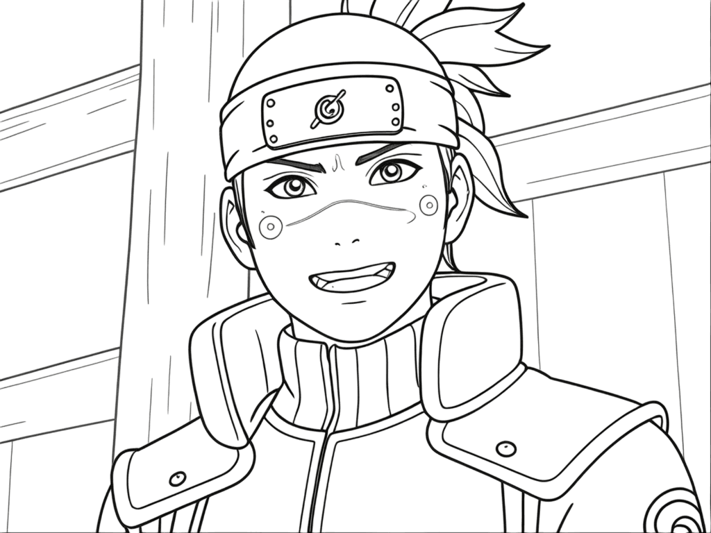 Iruka Sensei da colorare