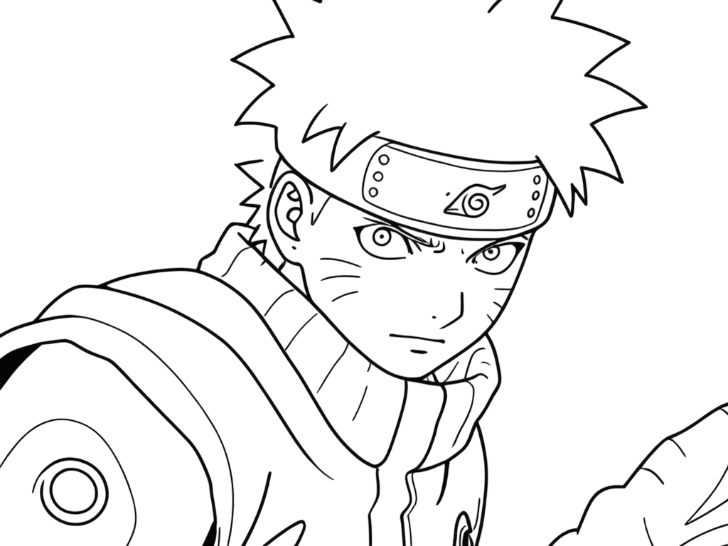 Naruto Uzumaki Jutsu da colorare