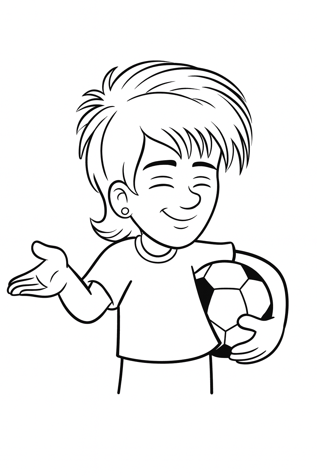 Neymar personaggio da colorare