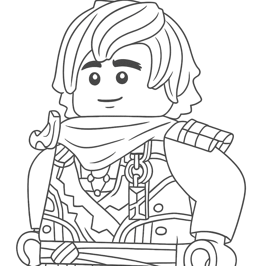 Cole Ninjago da colorare