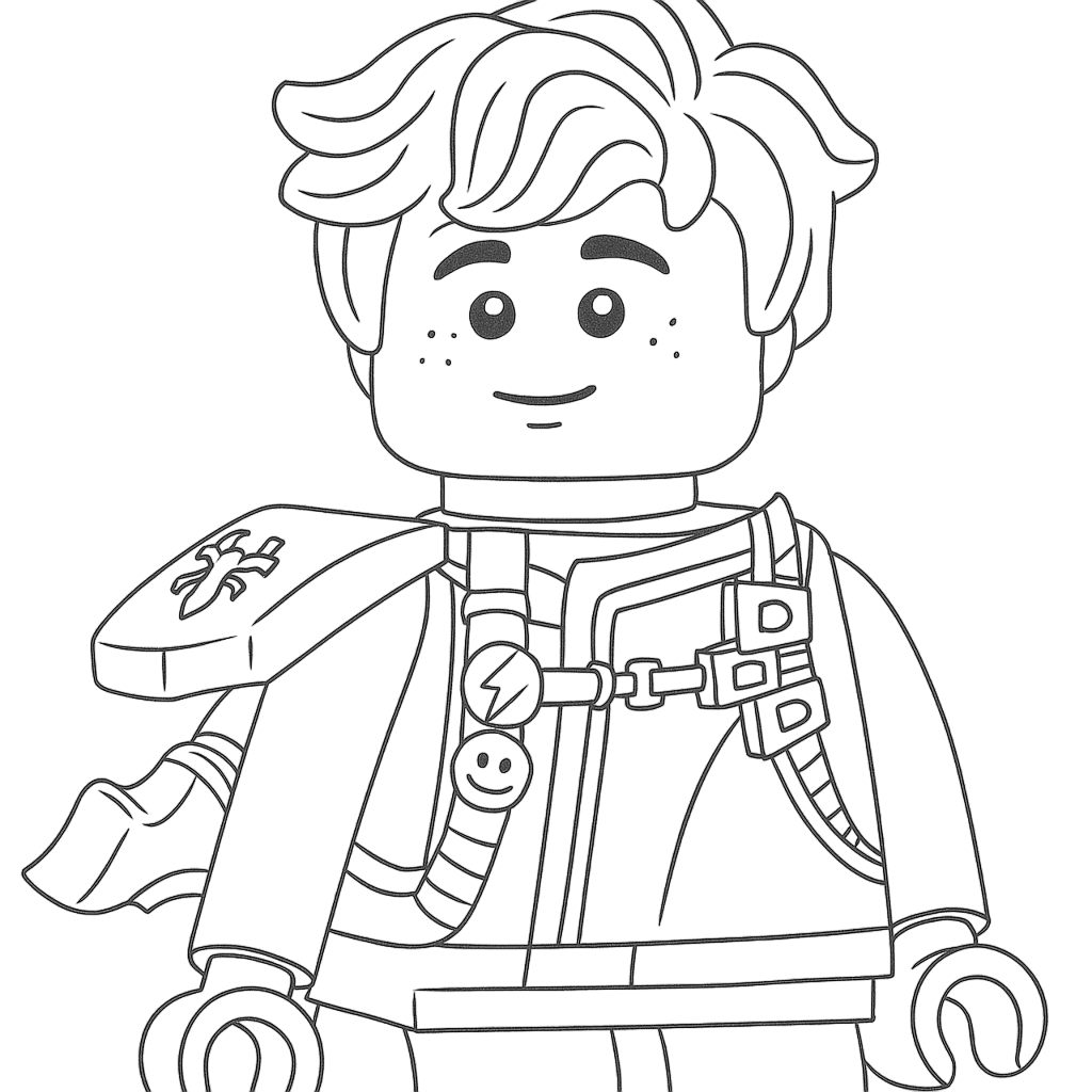 Jay Ninjago da colorare