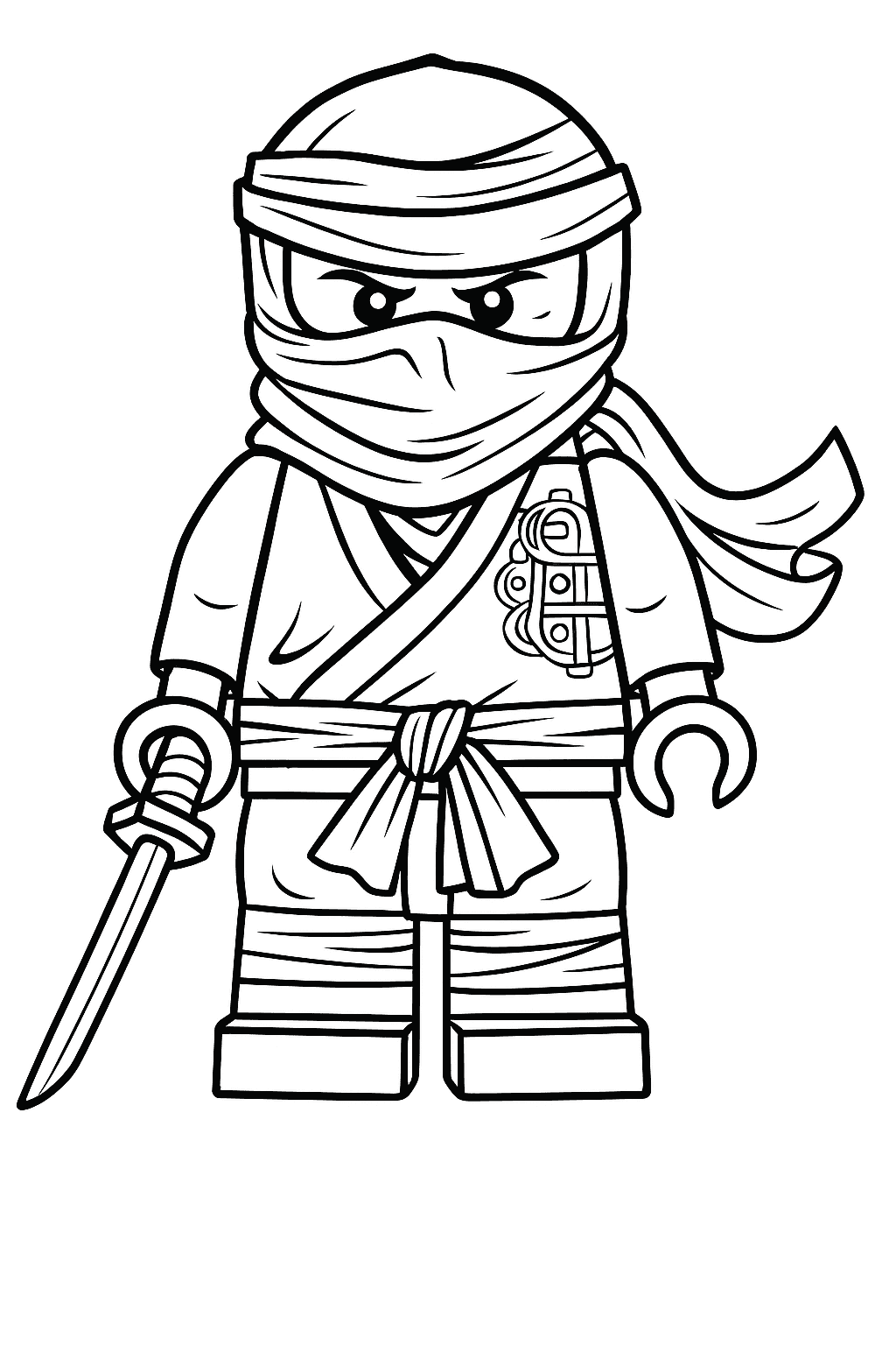 Lloyd Ninjago da colorare
