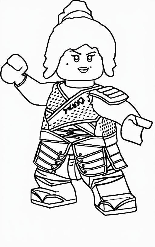 Nya Ninjago da colorare