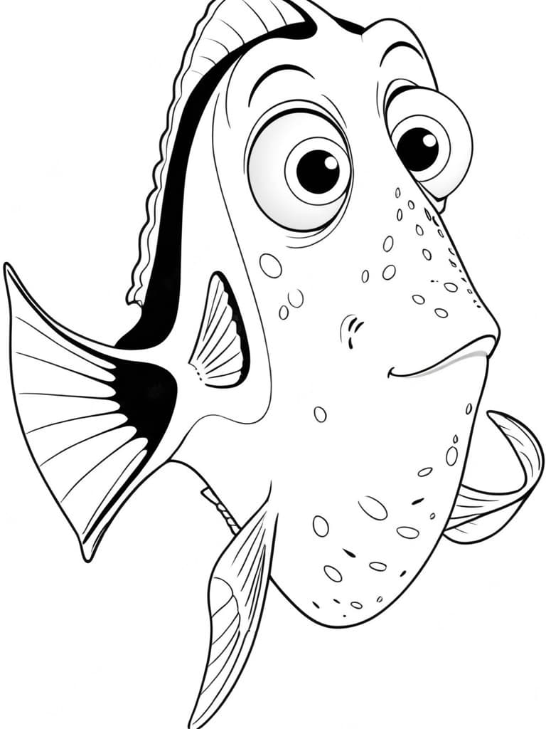 Dory da colorare
