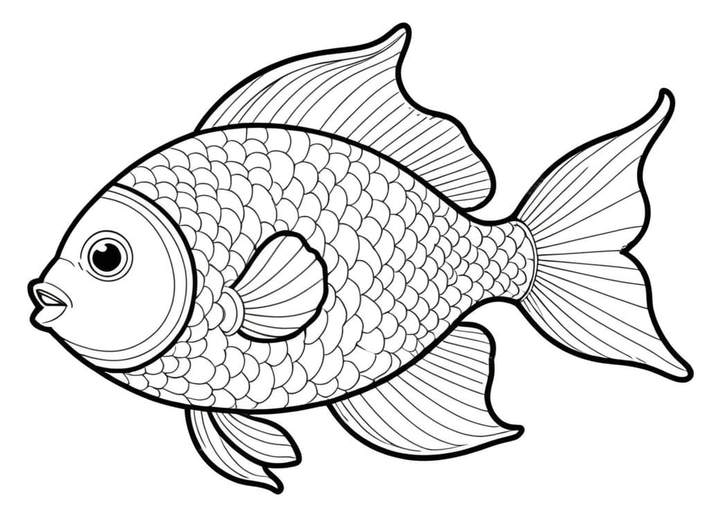 Pesce da colorare