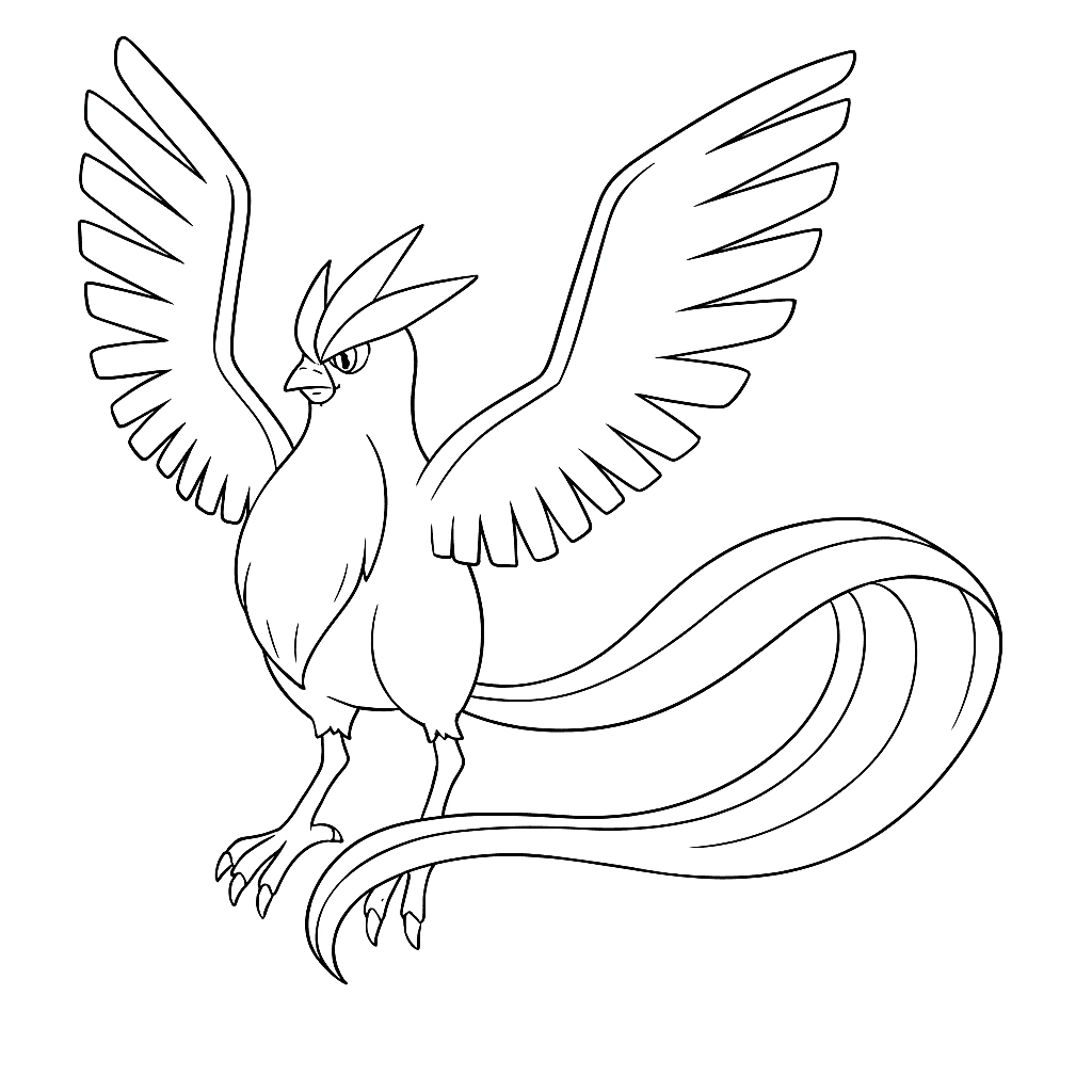 Articuno da colorare