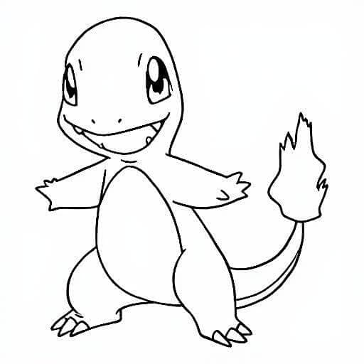 Charmander da colorare