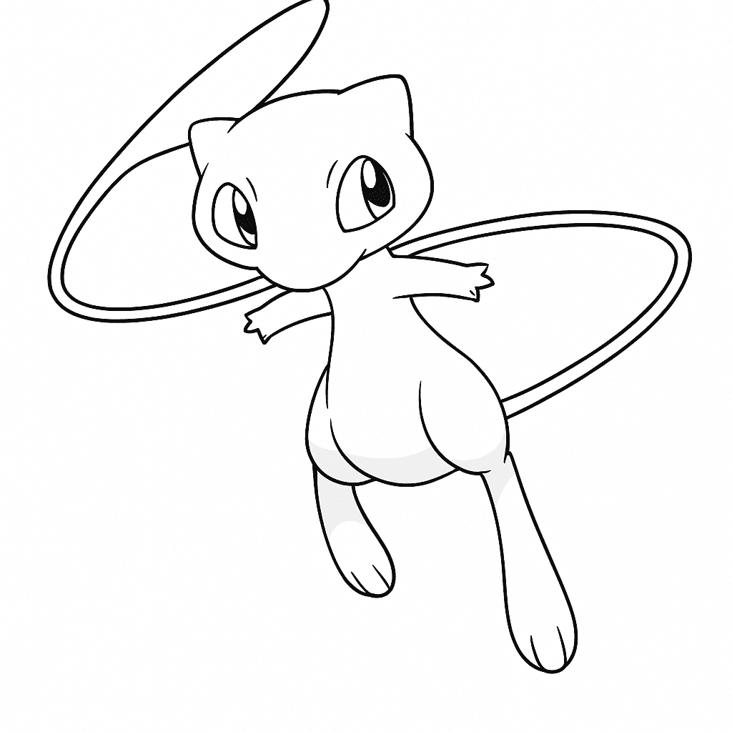 Mew da colorare
