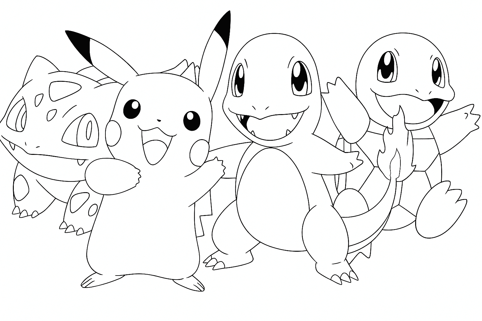 I Pokemon piu amati da colorare