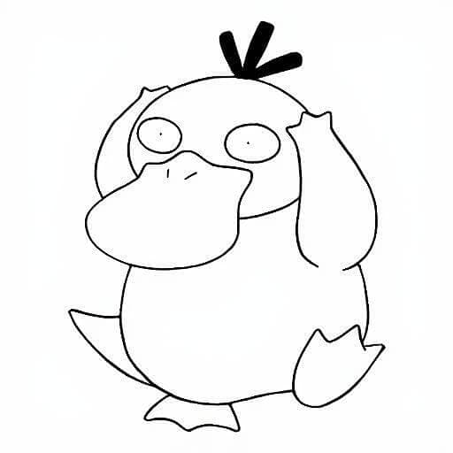 Psyduck da colorare