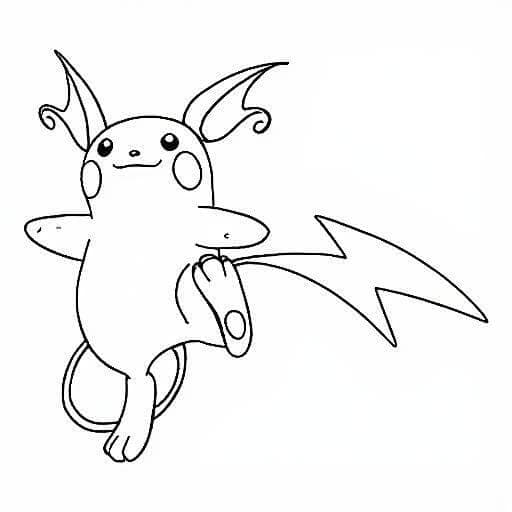 Raichu da colorare