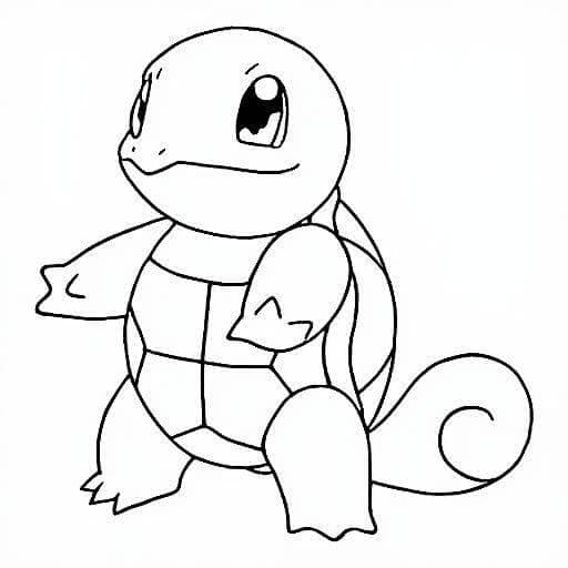 Squirtle da colorare