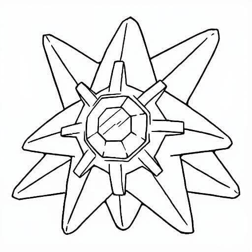 Starmie da colorare