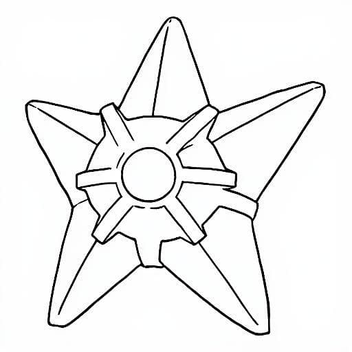 Staryu da colorare