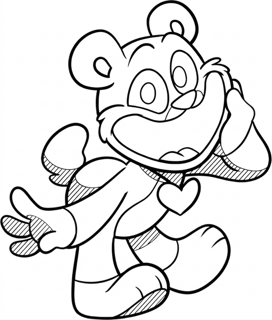 Bobby BearHug da colorare