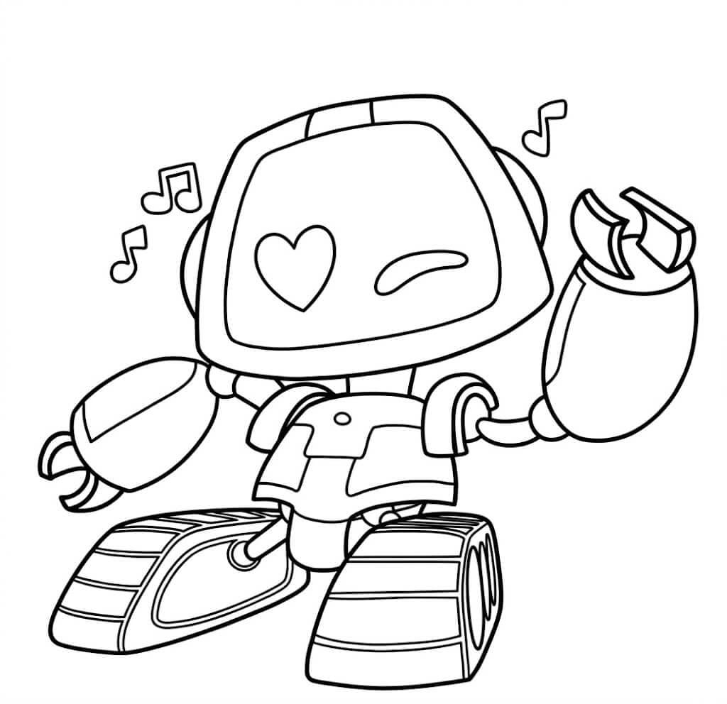 Boogie Bot da colorare