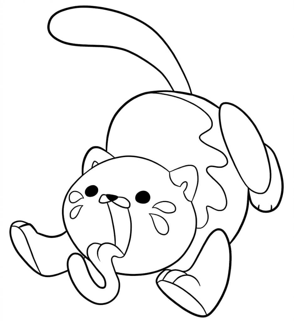 Candy Cat da colorare