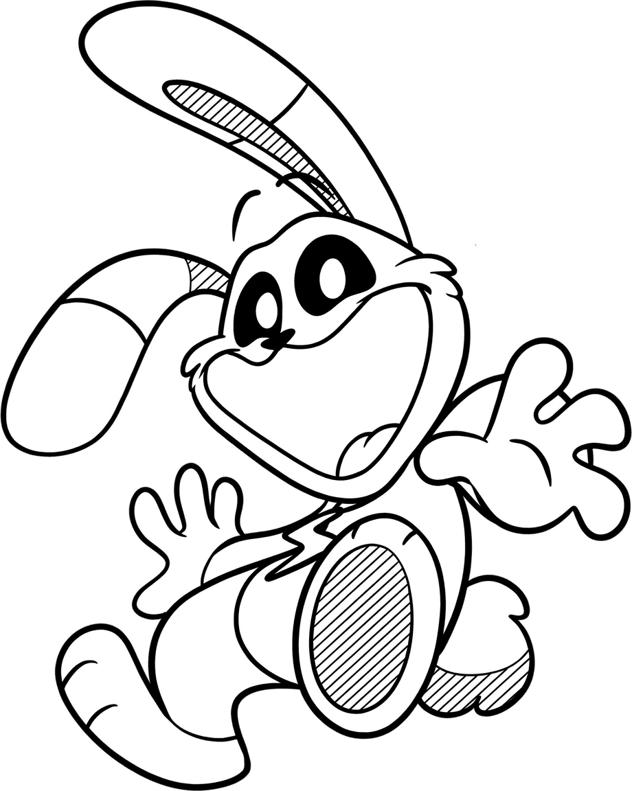 Hoppy Hopscotch da colorare