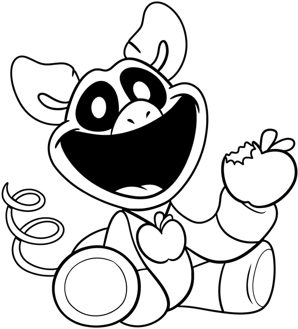 Picky Piggy da colorare
