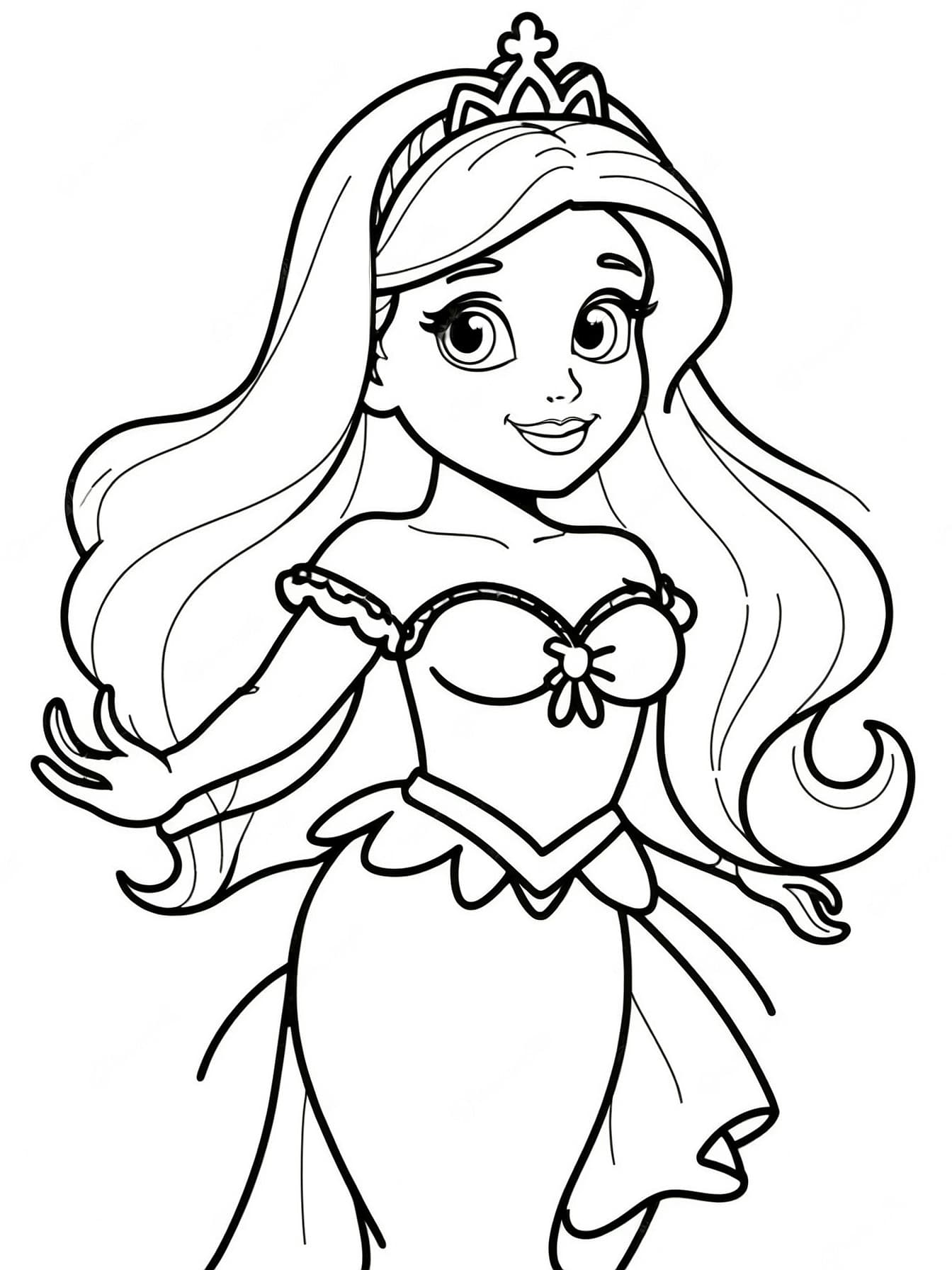 Ariel da colorare