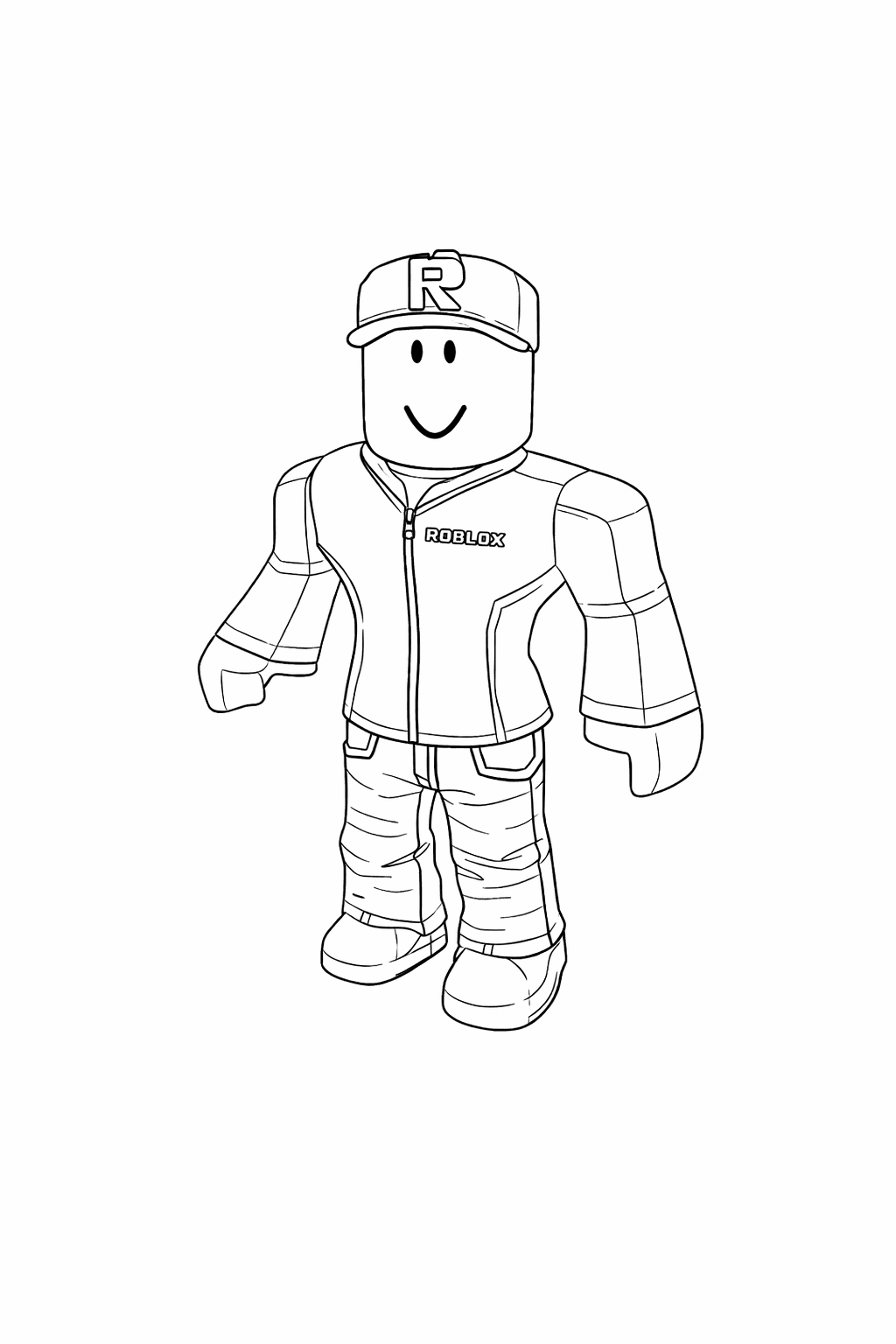 Ospite Roblox da Colorare