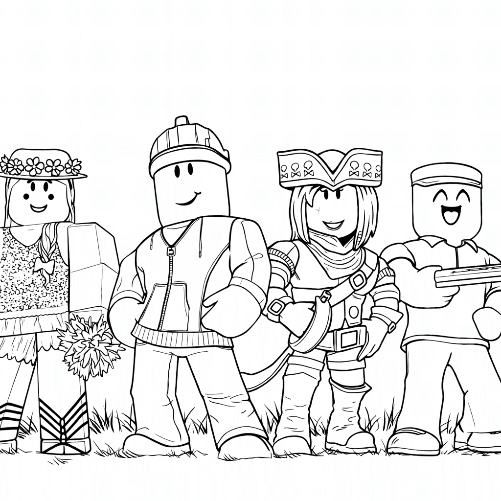 Roblox Stampabile da Colorare