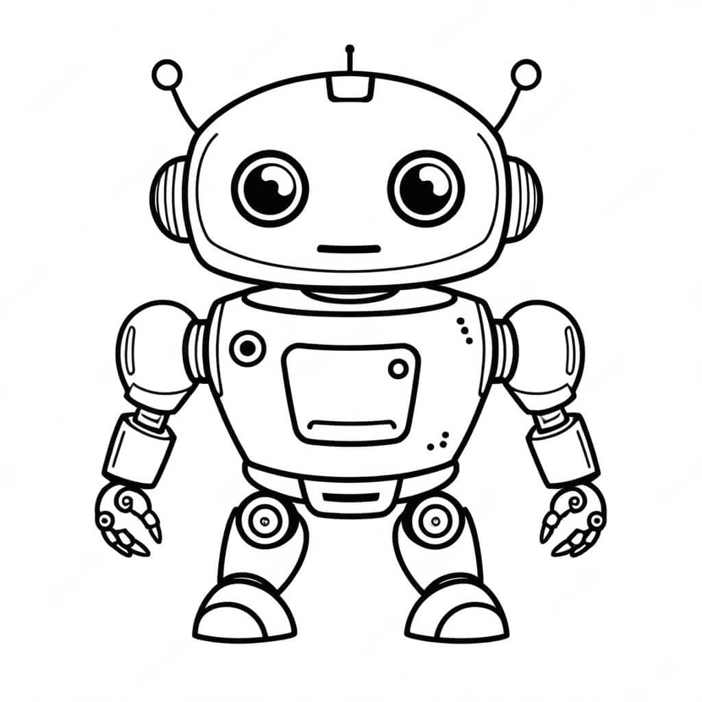 Robot da colorare